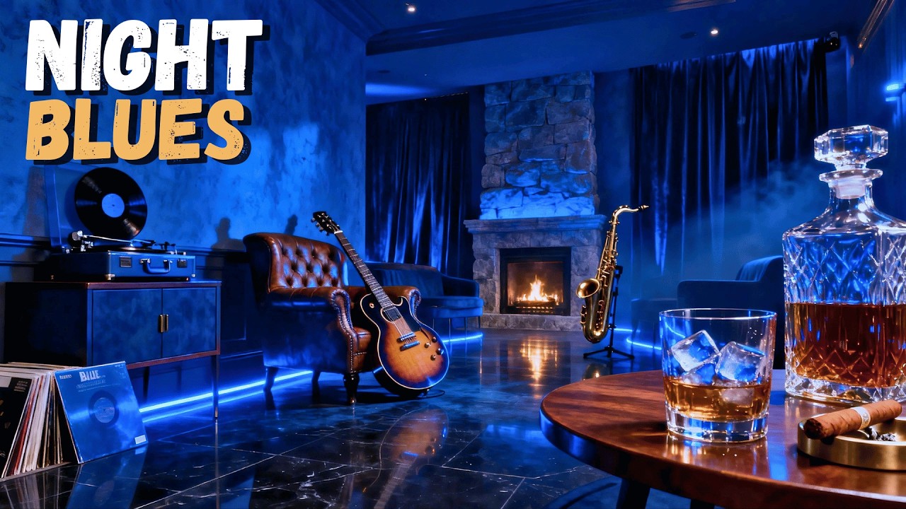 Deep Blues Lounge | Slow Instrumental for Midnight Listening