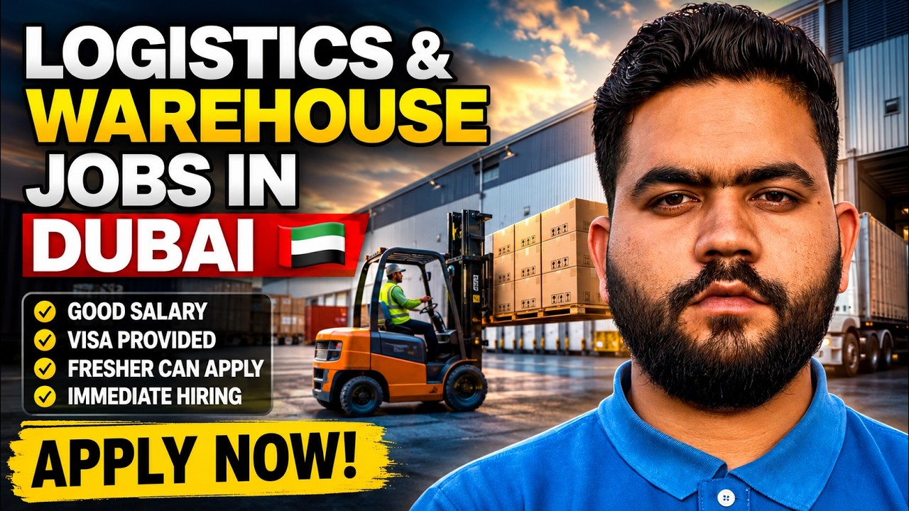 Logistics & Warehouse Jobs in Dubai 2026 🇦🇪 | Salary, Requirements & How to Apply | Complete Guide