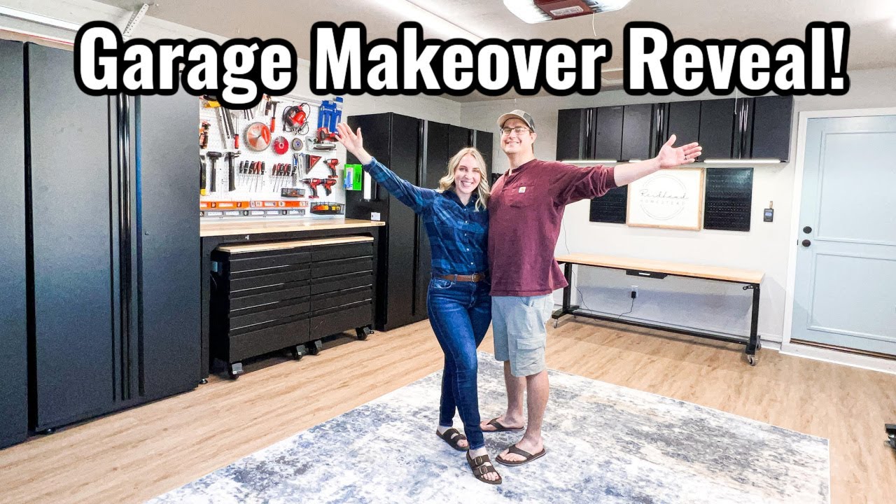 GARAGE MAKEOVER REVEAL | ULTIMATE GARAGE ORGANIZATION!