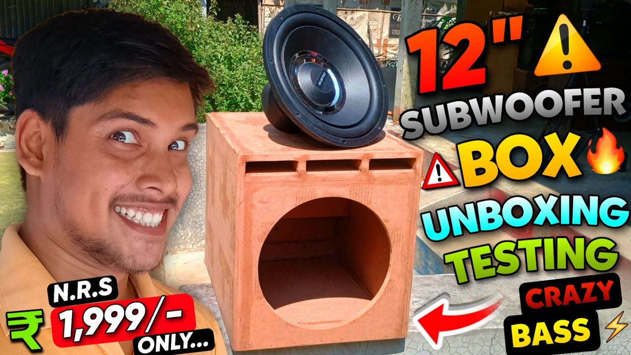I Bought 12 Inch Subwoofer Enclosure For My Double Magnet Subwoofer.. Only At ₹1,999 | NRS AUDIO