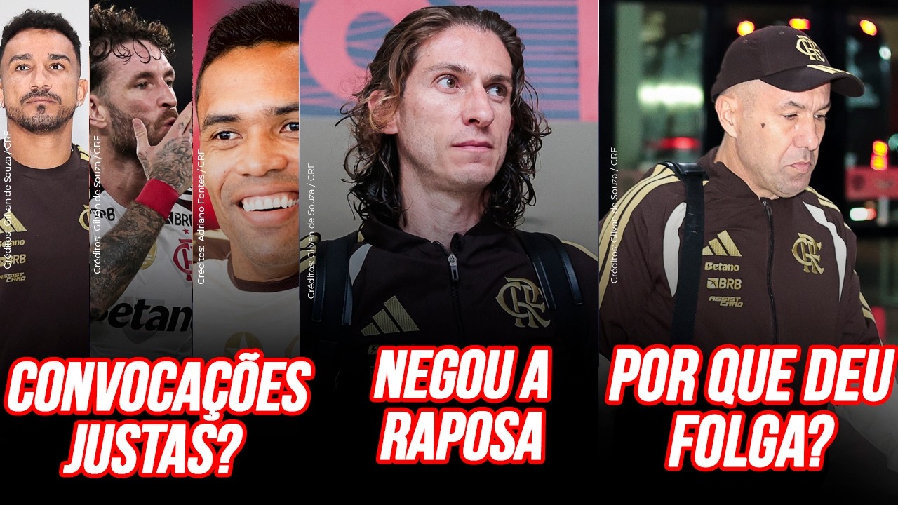 FLAMENGO TEM TRÊS JOGADORES NA SELEÇÃO BRASILEIRA | ENTENDA POR QUE JARDIM DEU FOLGA NESTA SEGUNDA
