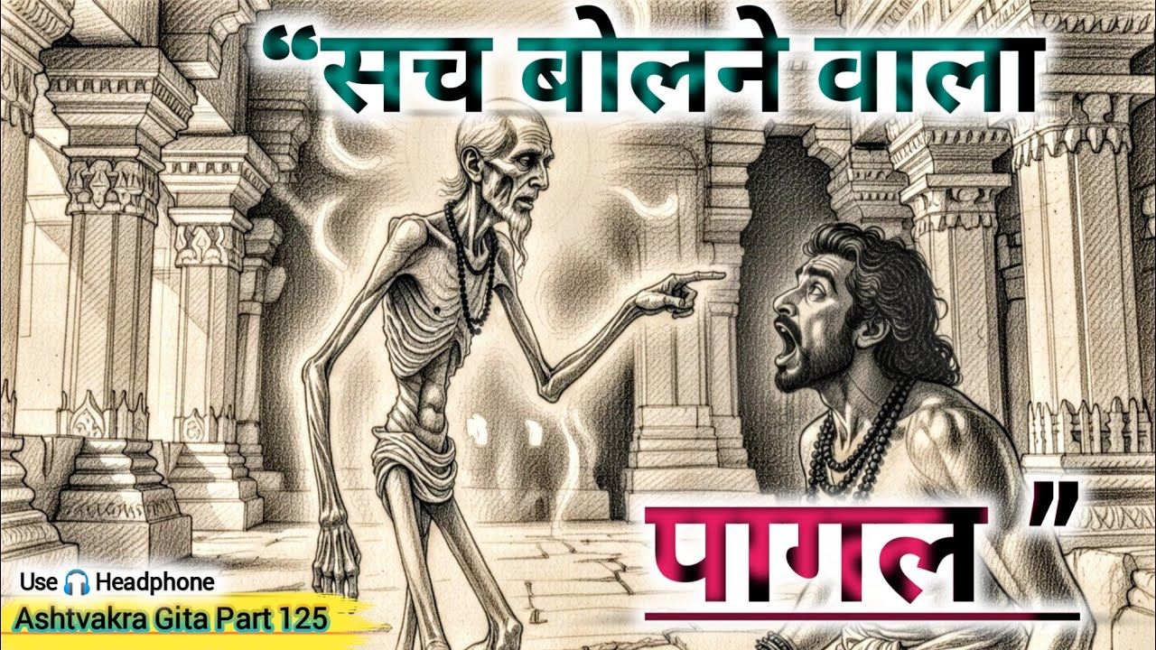 👉 “समाज झूठा है — सच जीने वाला पागल कहलाता है | अष्टावक्र गीता 14.4 | Part 125”