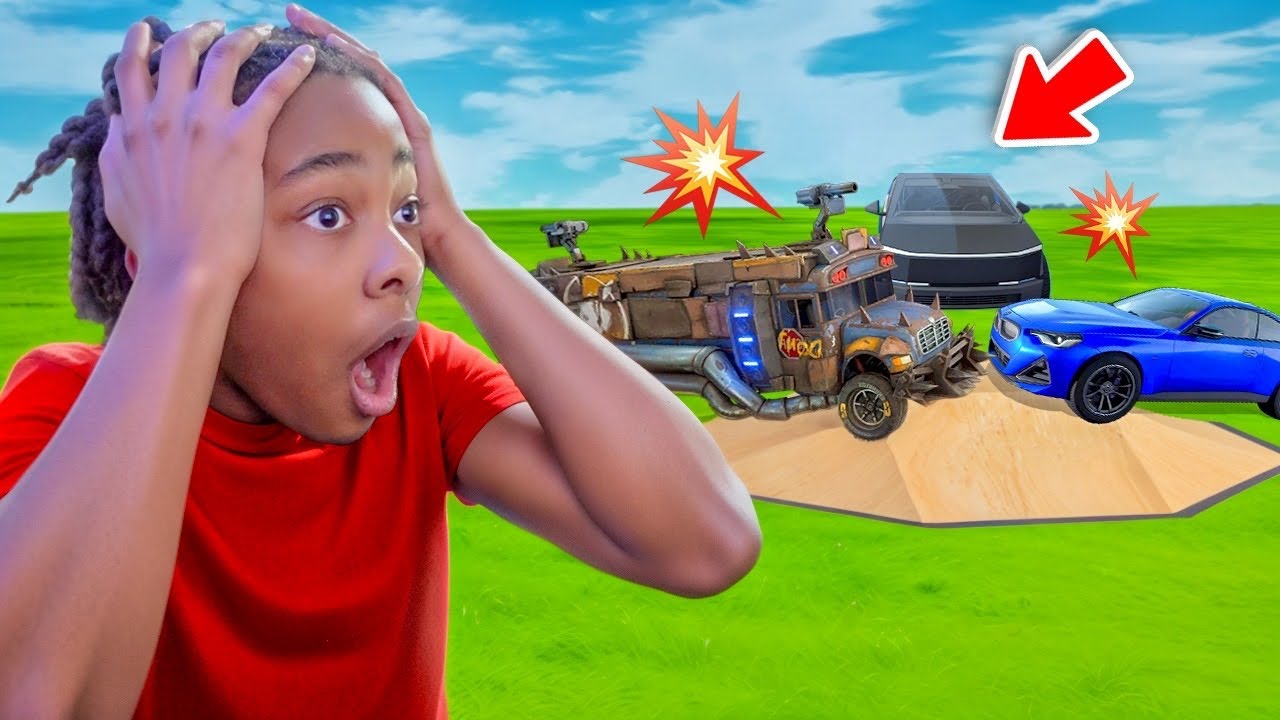 Fortnite Car Crash Battle! 1 KILL = 1000 V-BUCKS