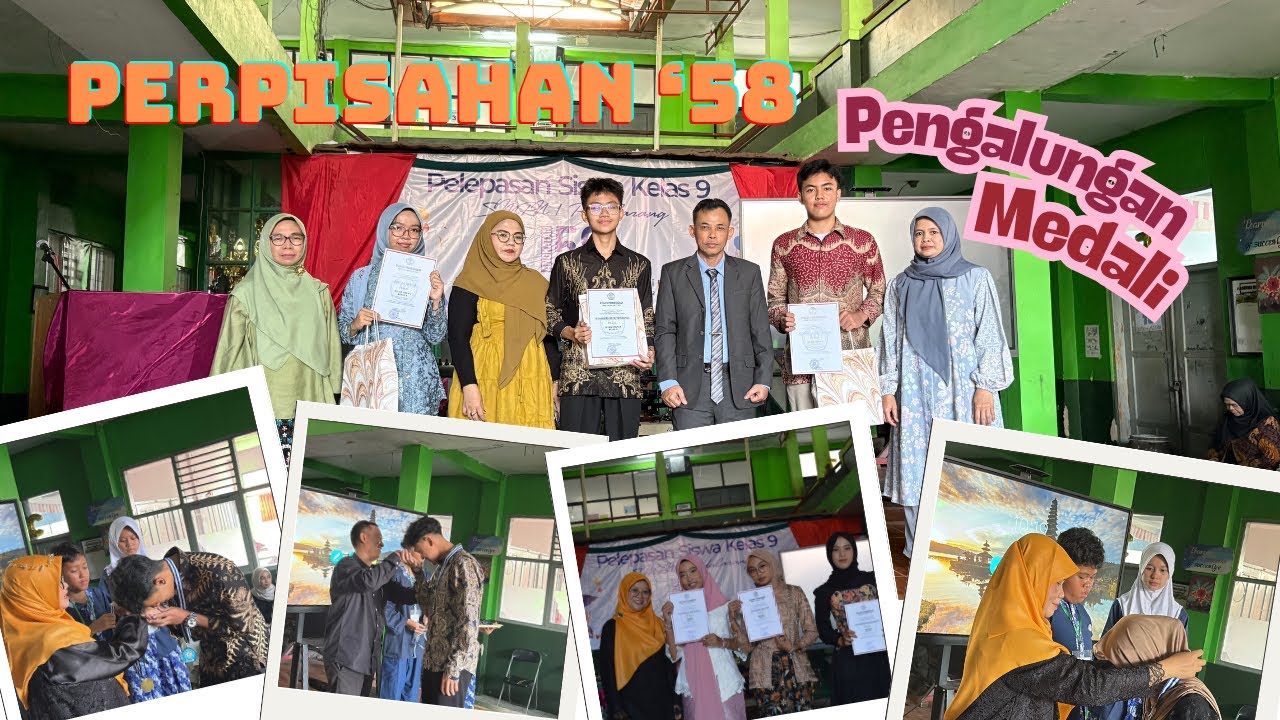 Pengalungan Medali Pelepasan Kelas IX '58 SMPN 1 Padalarang | 4 Juni 2025