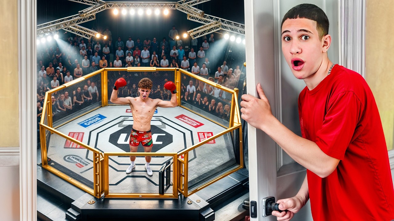 I Built A Secret UFC Gym In My Room