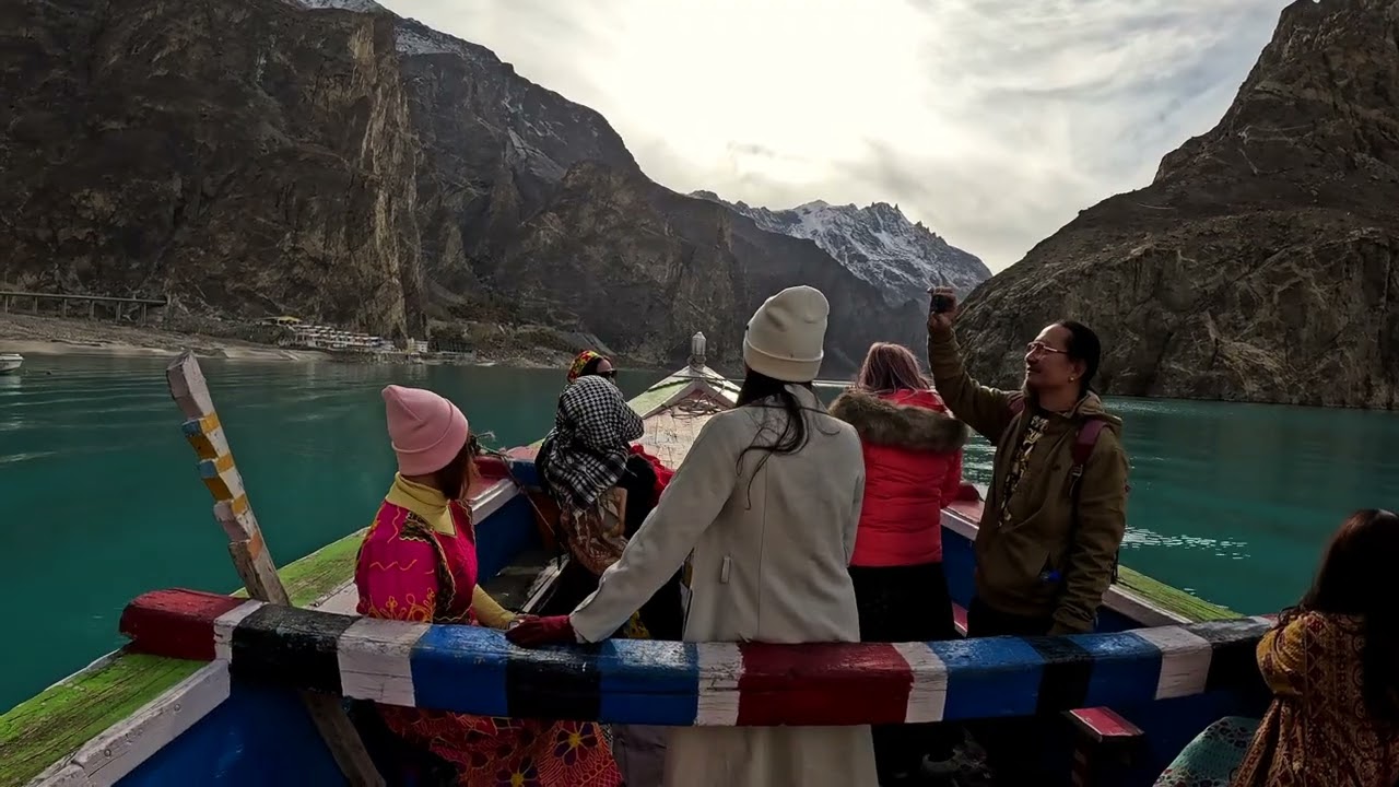 Attabad lake boat