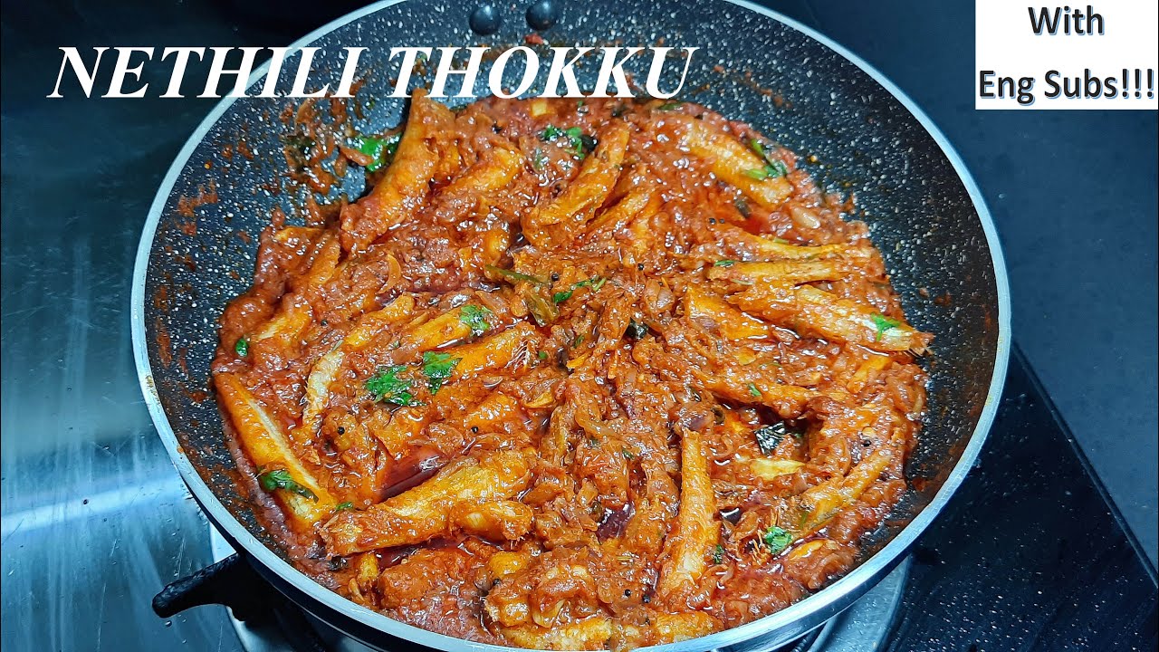 Nethili Meen thokku recipe in tamil | Anchovy fish curry| Omega 3 rich food | Weekend Non Veg Recipe