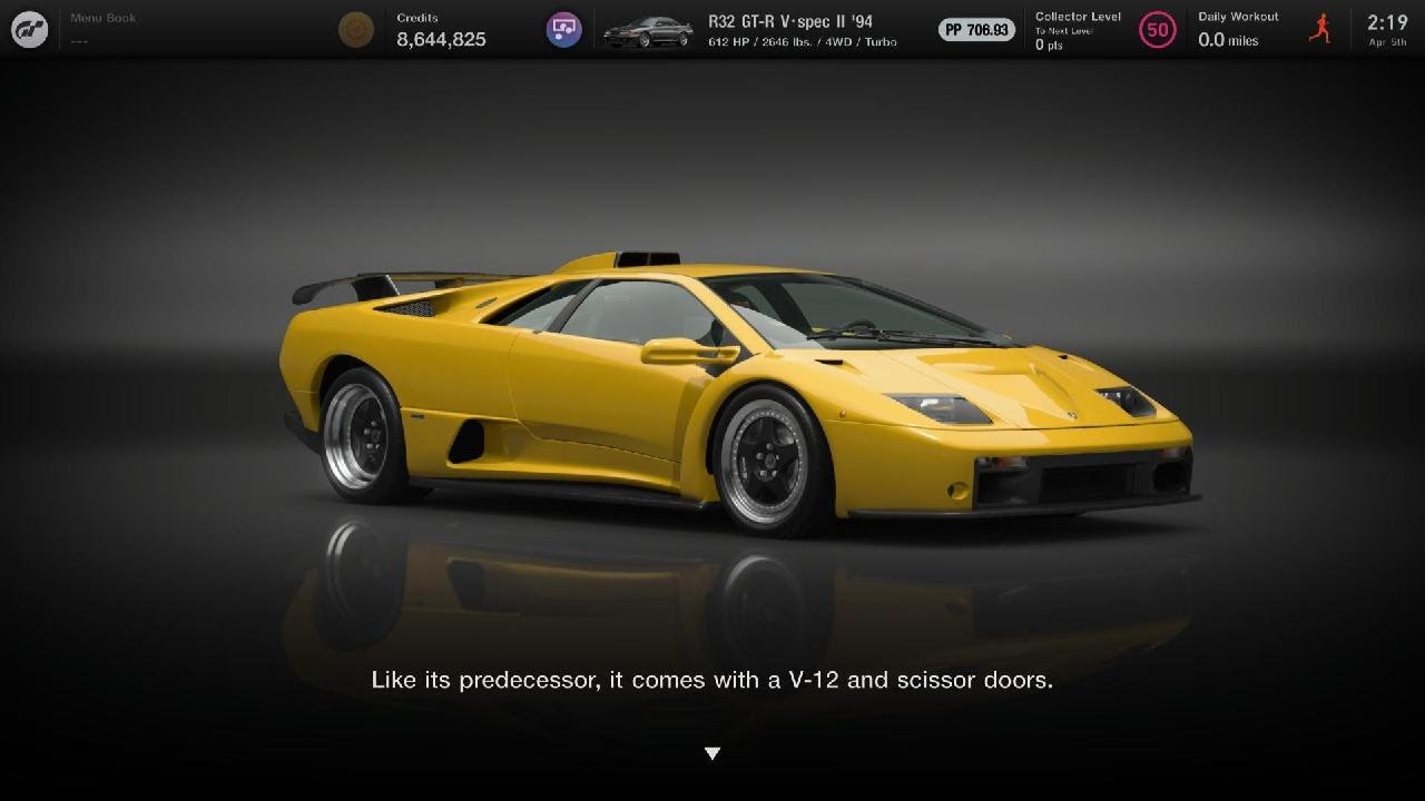 GT7: All About the 2000 Lamborghini Diablo GT