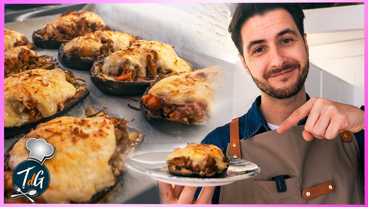 Una RECETA de 10!! Berenjenas RELLENAS y como hacer salsa BECHAMEL!