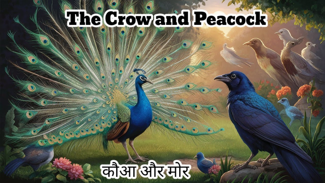 The Crow and Peacock Story | Moral Story | Stories  in English | Short Story in English | #story