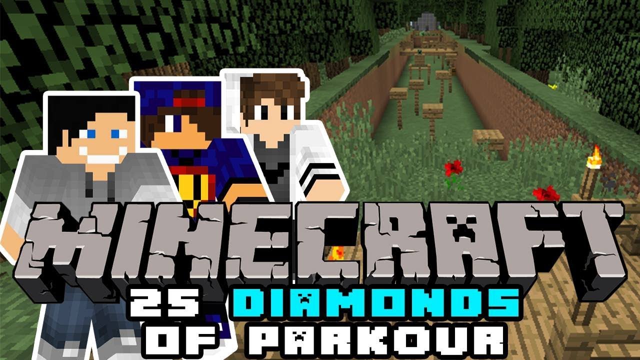 Minecraft: 25 Diamonds Of Parkour - Zasysacze Wodni [5/x] w/ GamerSpace, Tomek90
