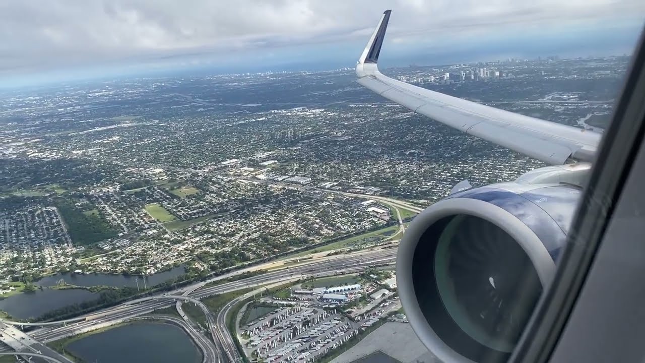 Delta Airlines Airbus A321-200neo Takeoff from Ft. Lauderdale