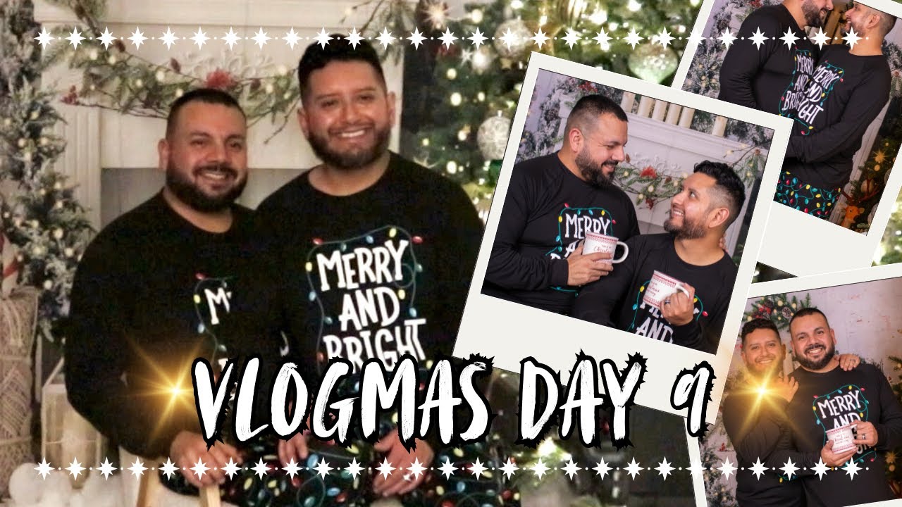VLOGMAS День 9 | За кулисами нашей праздничной фотосессии | Видеоблог гей-пары