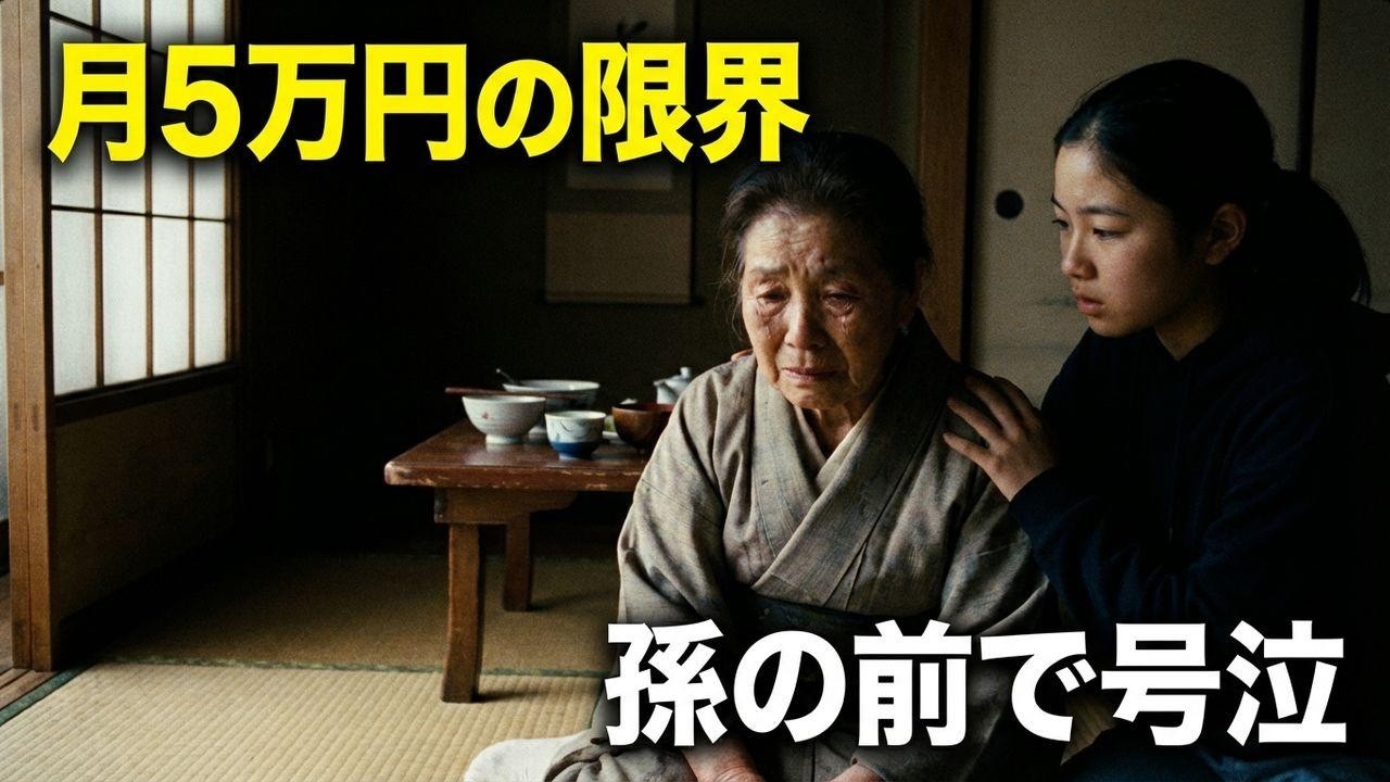 月5万円の絶望。85歳女性が孫の前で号泣した衝撃の理由