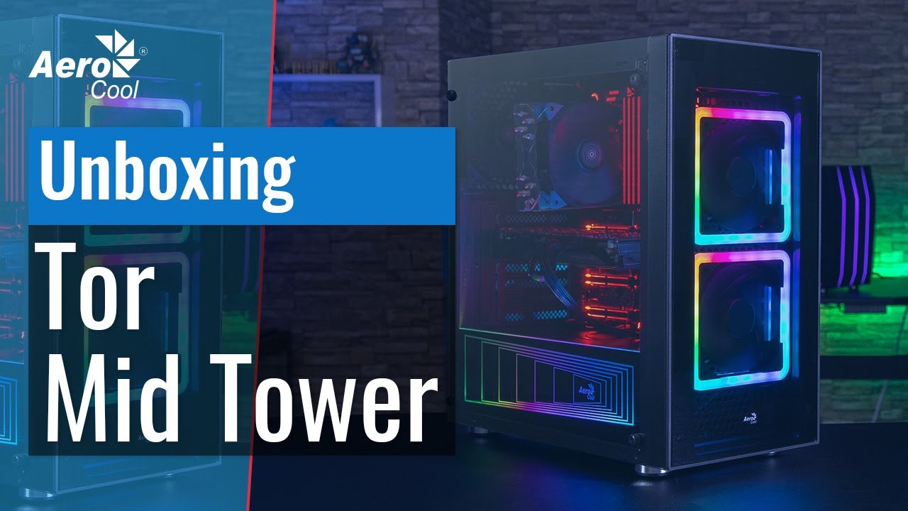 Корпус AeroCool Tor Mid Tower - Распаковка