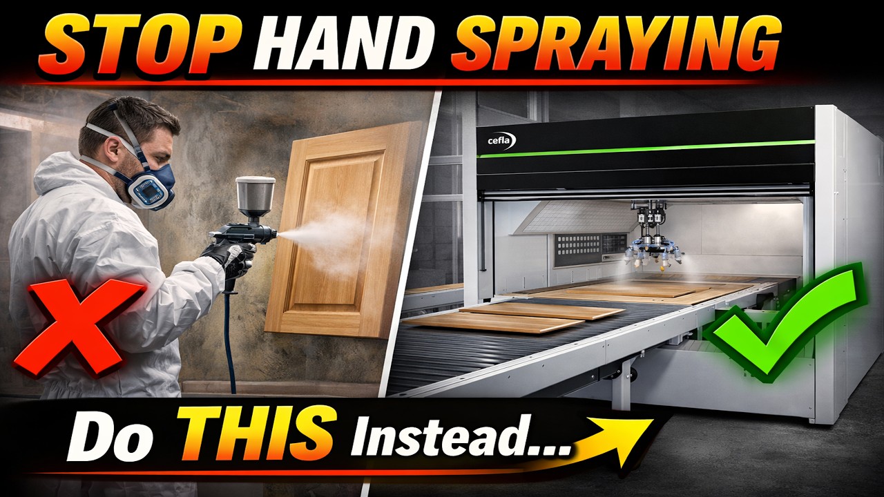 Stop Hand Spraying: Cefla Prima EVO Automatic Finishing Machine
