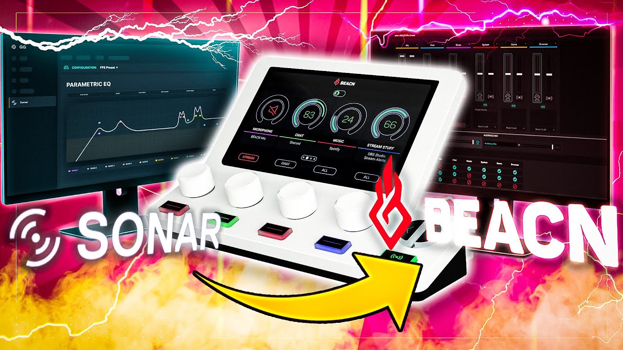 Set up Steel Series Sonar with BEACN Mic & BEACN Mix Create