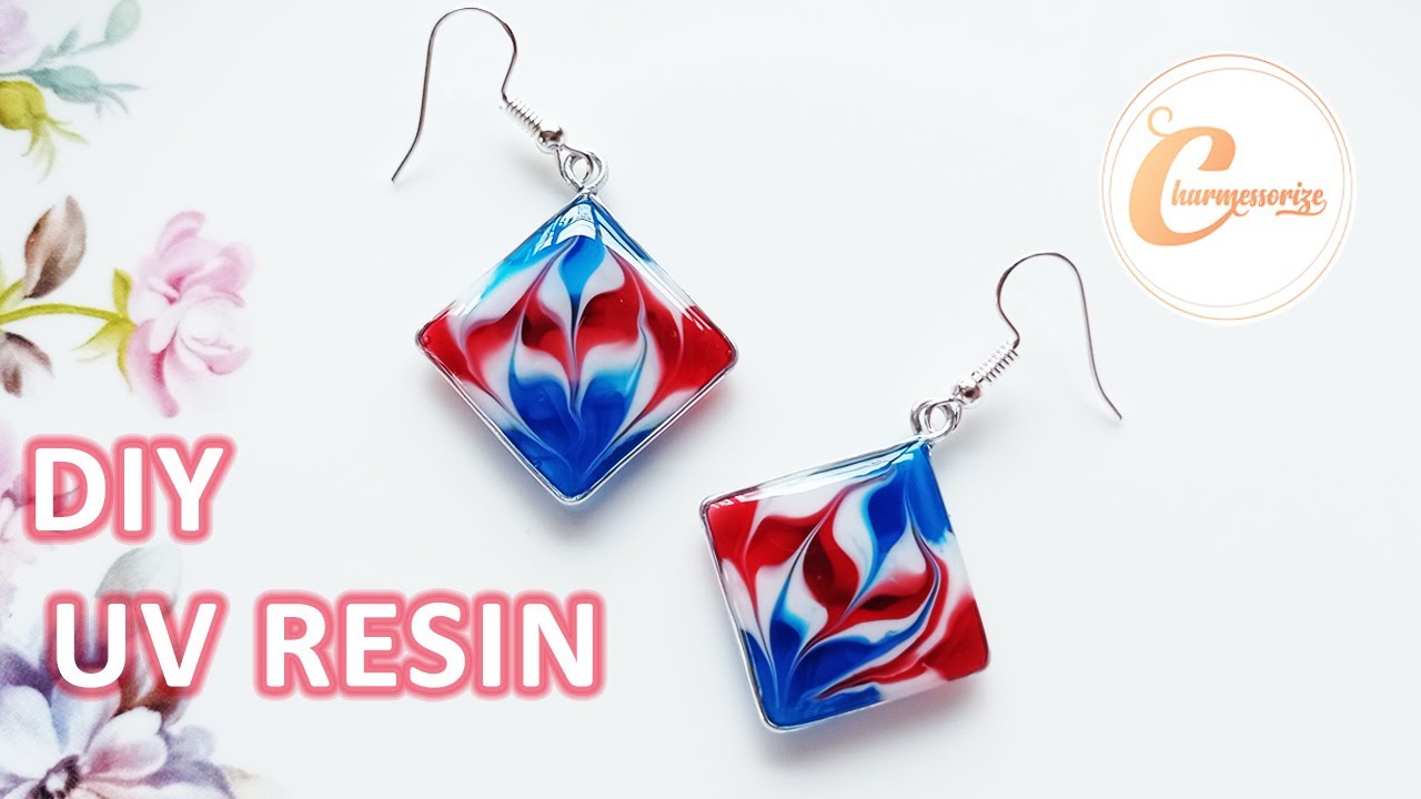 UV レジン | DIY UV Resin Craft & Accessories |No mold Make your own Bezel Frame | Step By Step Tutorial