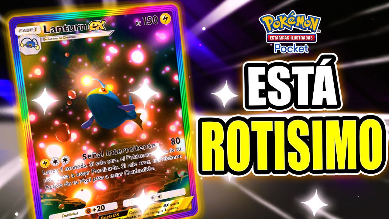 ⚡El MEJOR MAZO de LANTURN EX en Pokemon TCG Pocket!
