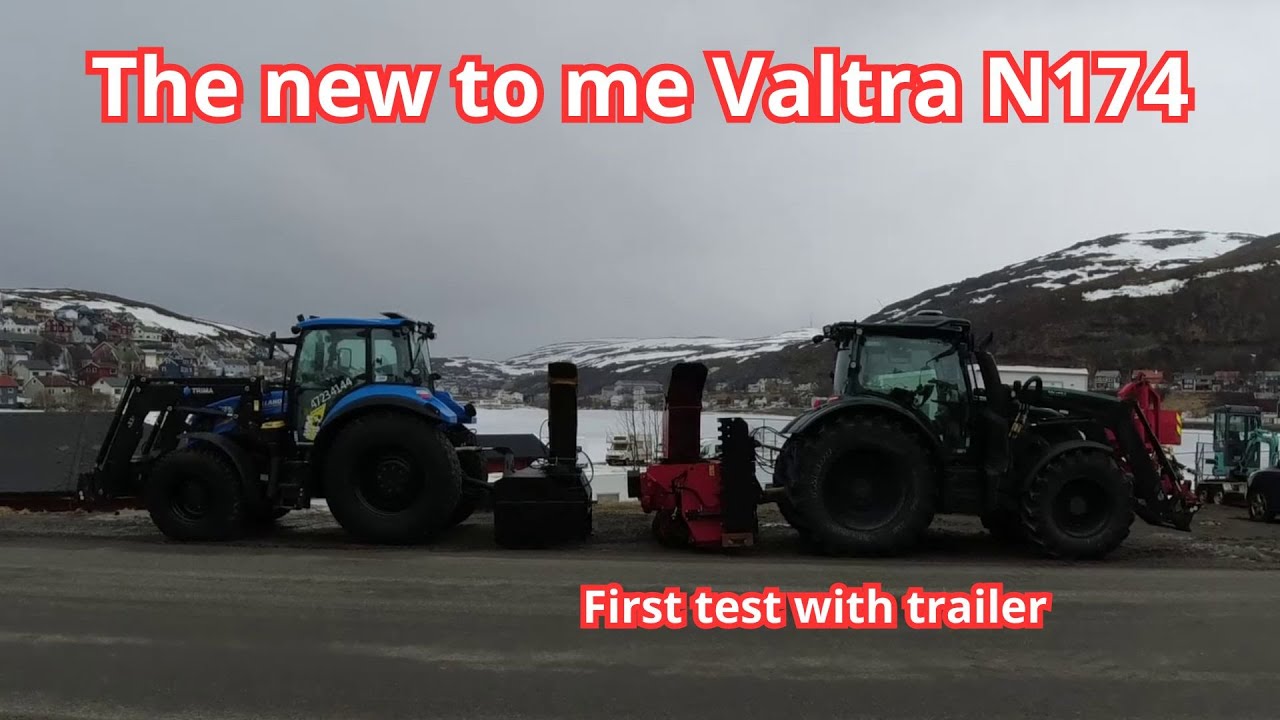 Testing out my new tractor Valtra N174