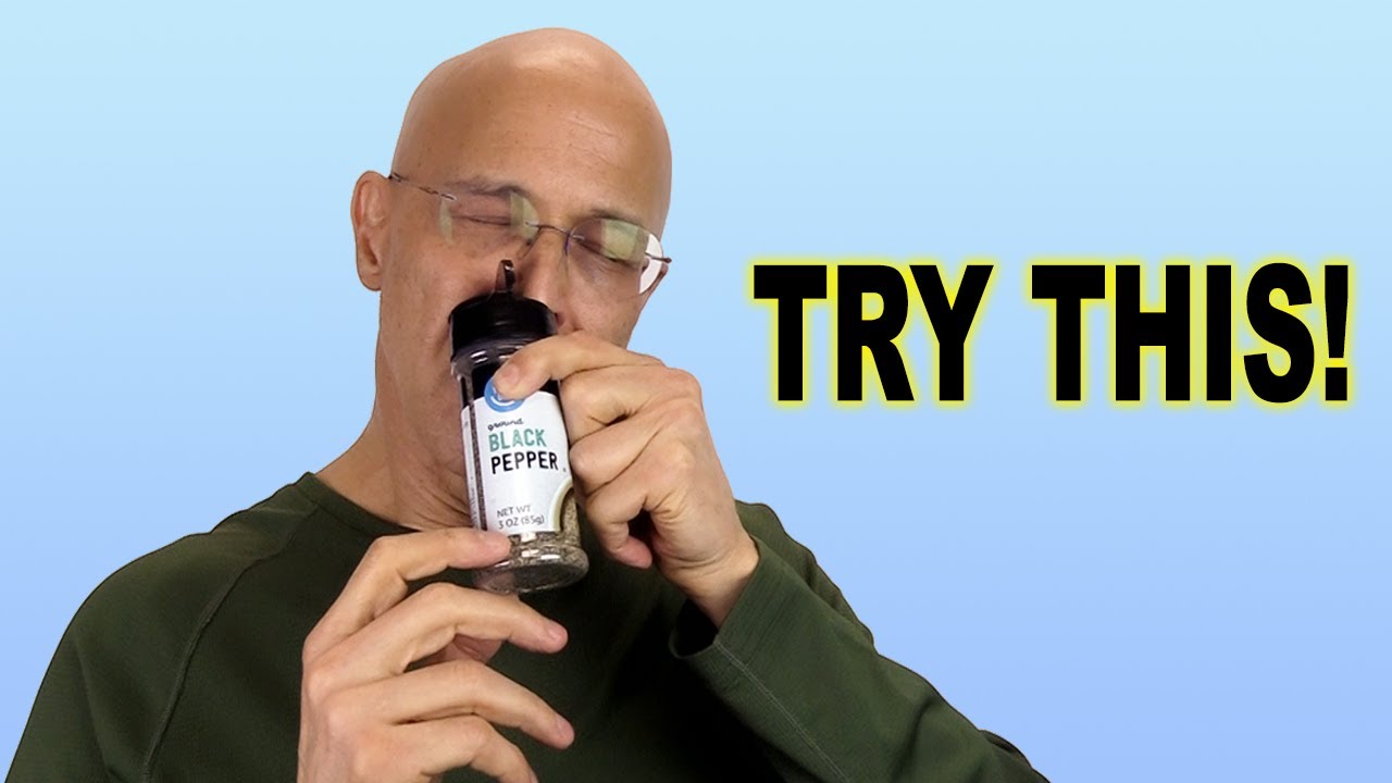 Sniffing Black Pepper Three Times:  The Life-Changing Habit Breaker!  Dr. Mandell