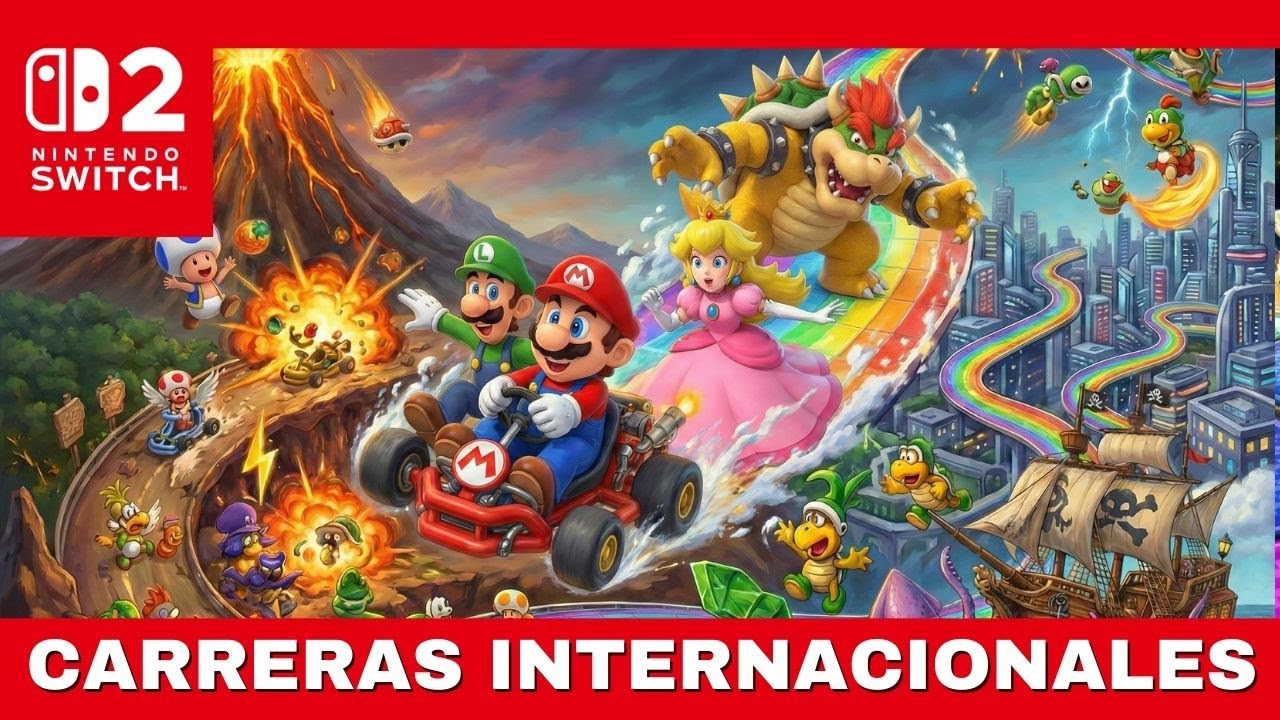 Mario Kart World Carreras Internacionales