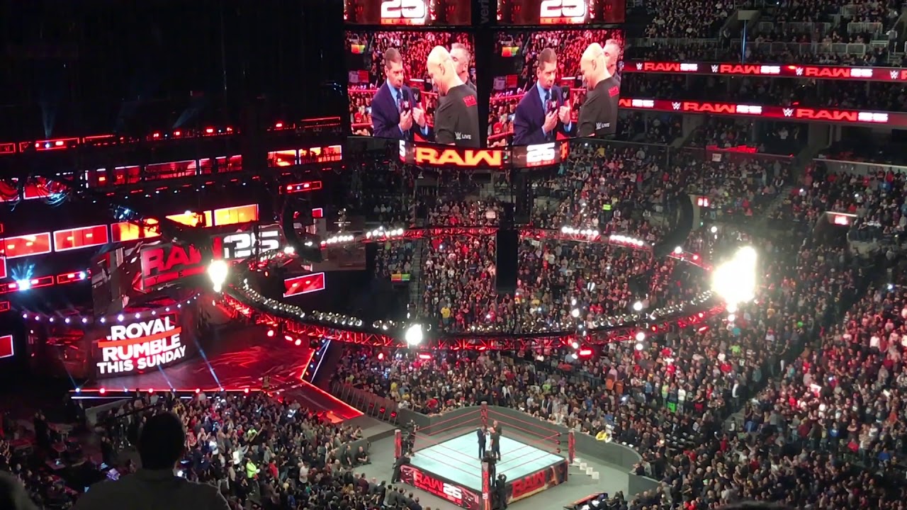 Stone Cold Steve Austin’s Return Live from Barclay’s Center at RAW 25!