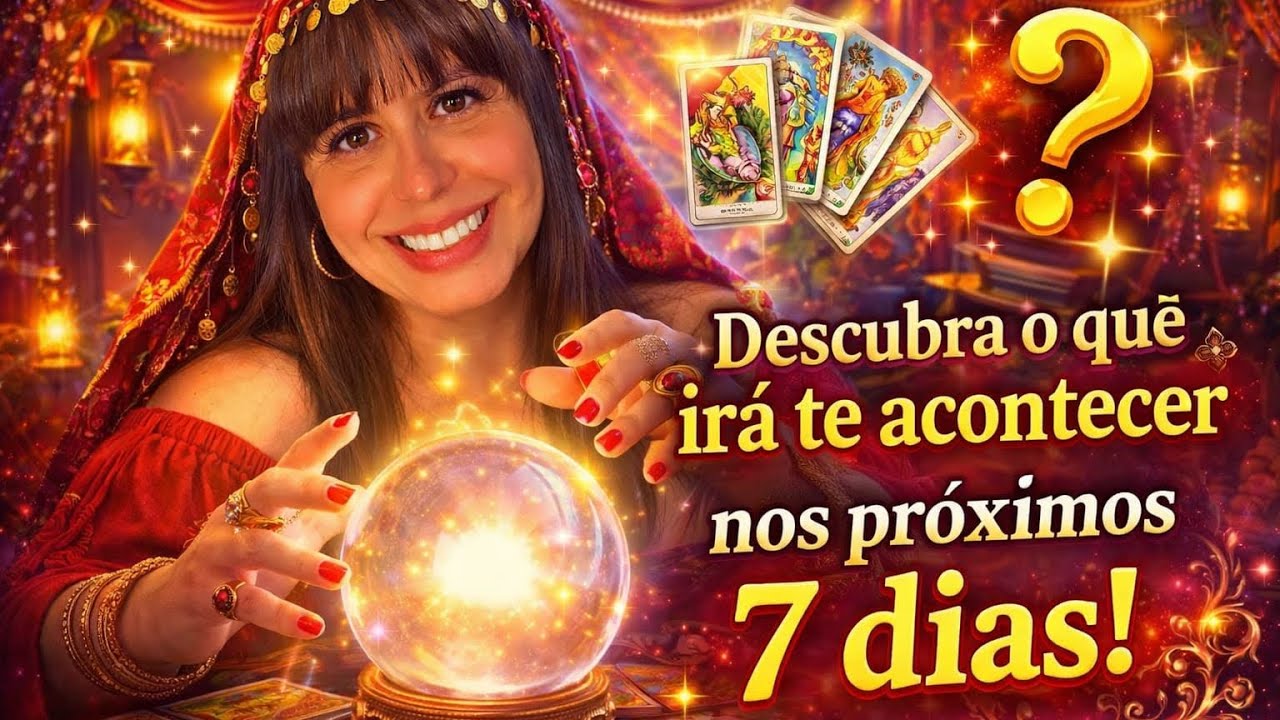 DESCUBRA O QUÊ IRÁ TE ACONTECER  NOS PRÓXIMOS 7 DIAS!