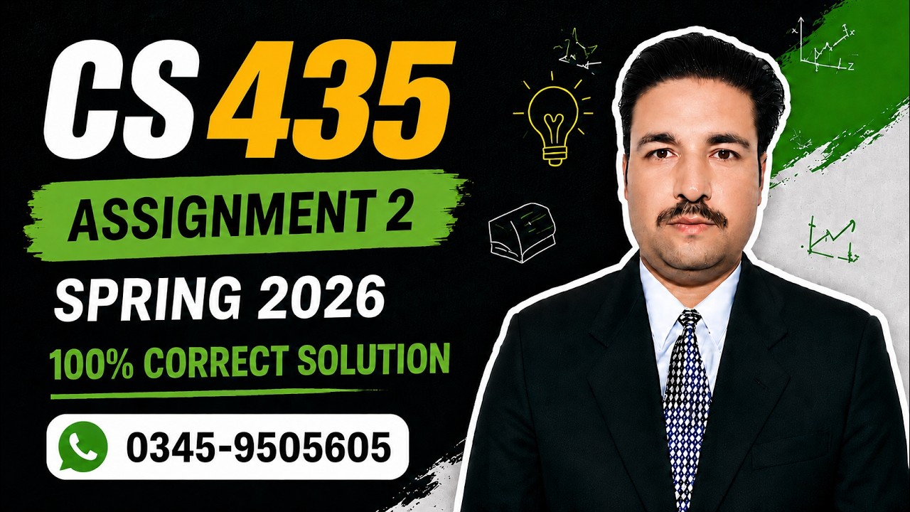cs435 Assignment 2 Solution Spring 2026 | cs435 assignment 2 solution 2026