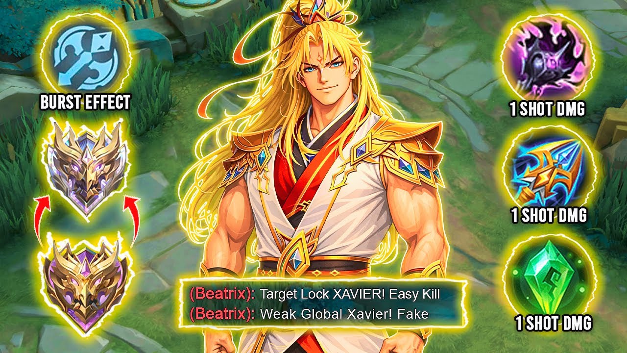GLOBAL XAVIER FINAL META 😱 (ONE SHOT + UNLIMITED ULT!) | BEST BUILD | MLBB