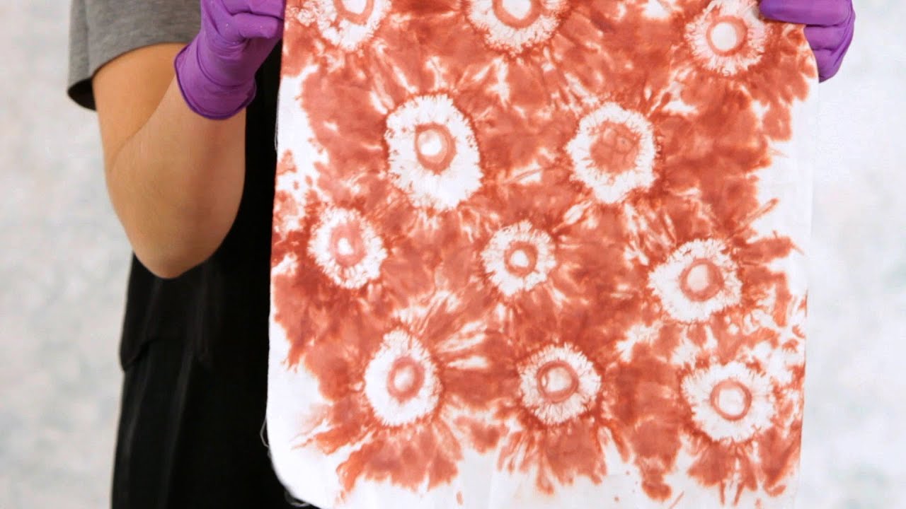 How to Make Tie Dye Circles | Tie Dyeing