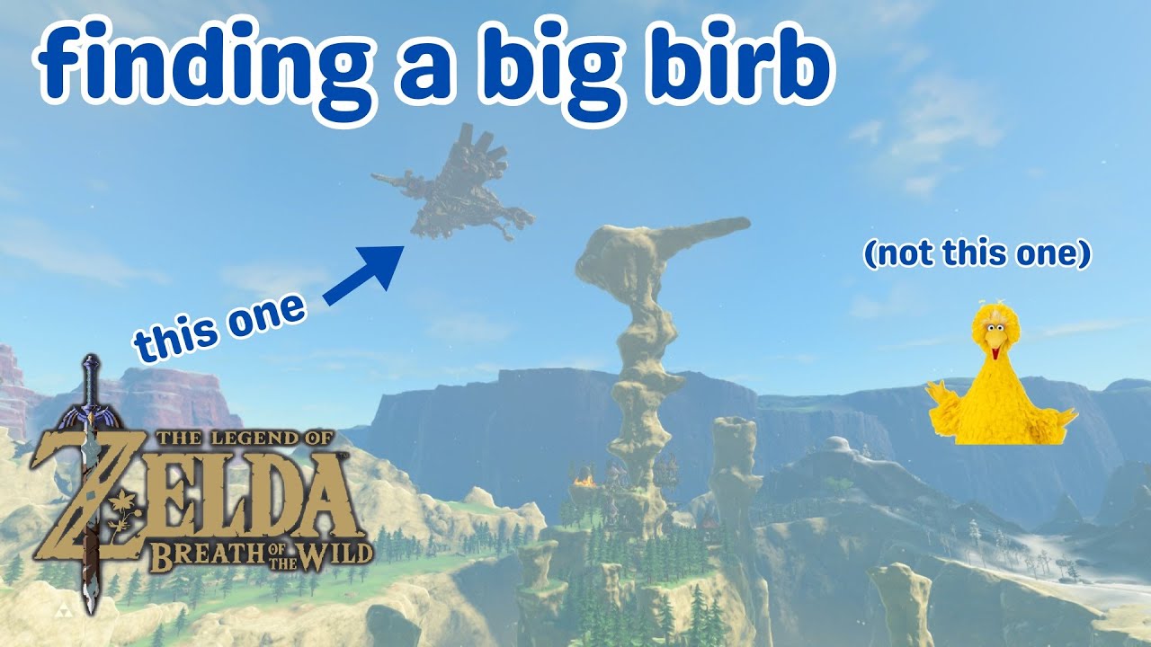#botw - zero deaths!  Let's find some bird people