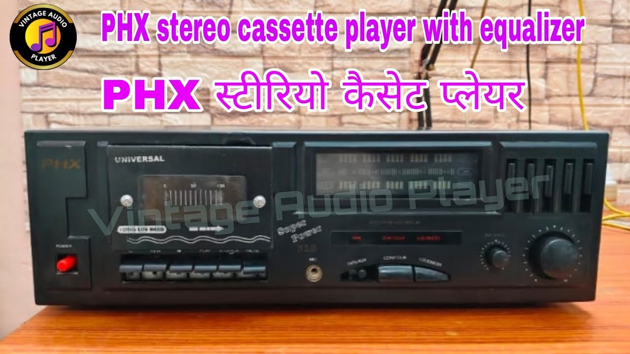 #PHX stereo #cassette player available for sale #vintageaudioplayer #phx #ahuja #news #music 