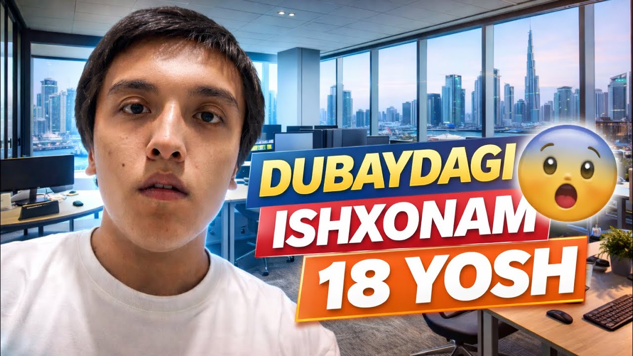 Dubaydagi ishxonam.