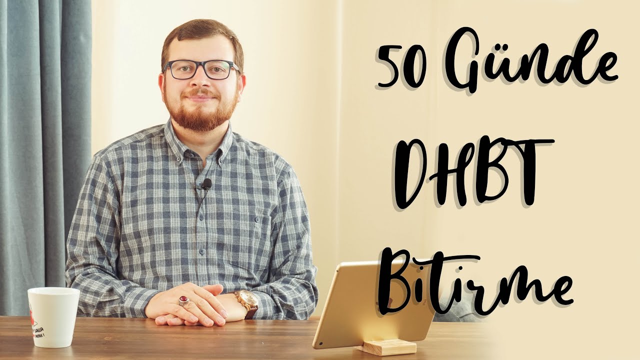 50 Günde DHBT'ye çalışma programı #2020DHBT