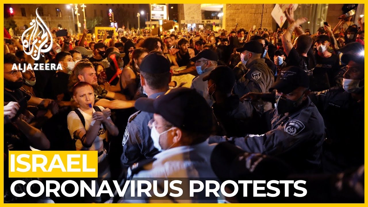 Israelis protest against Netanyahu, gov't handling of COVID-19