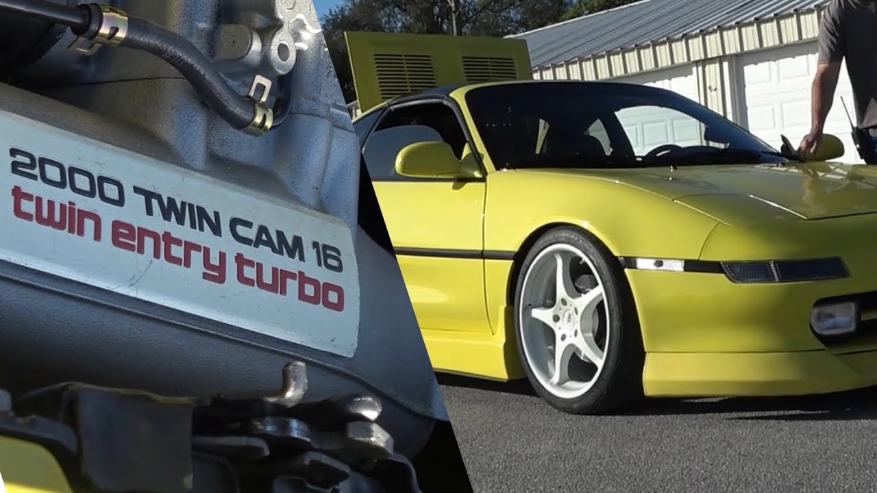 MR2 SW20 Turbo on track!