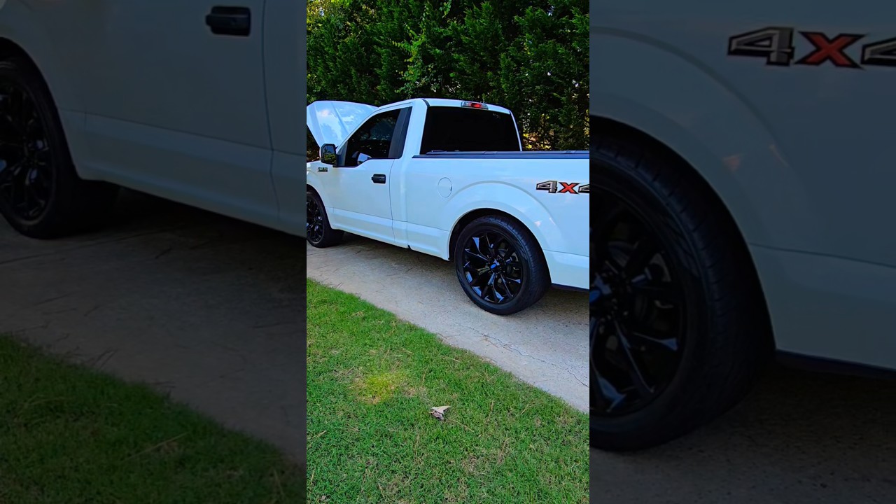 Sleeper or NAH? Gen2 Coyote F150 Twin Turbo truck! #ford #boosted #Coyote #rcsb #turbo #f150