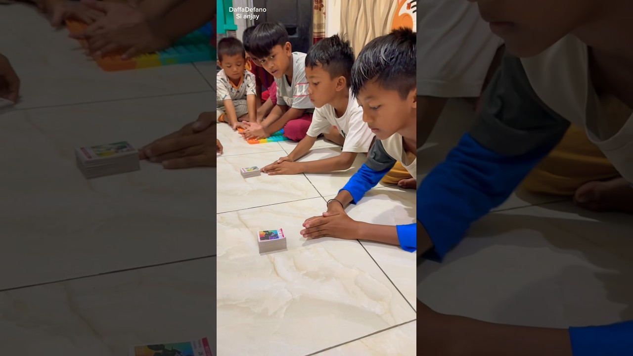 BOCIL SKIL ANJAY BERMAIN KARTU TEPUK #kartutepuk #trending #shortvideo #trend