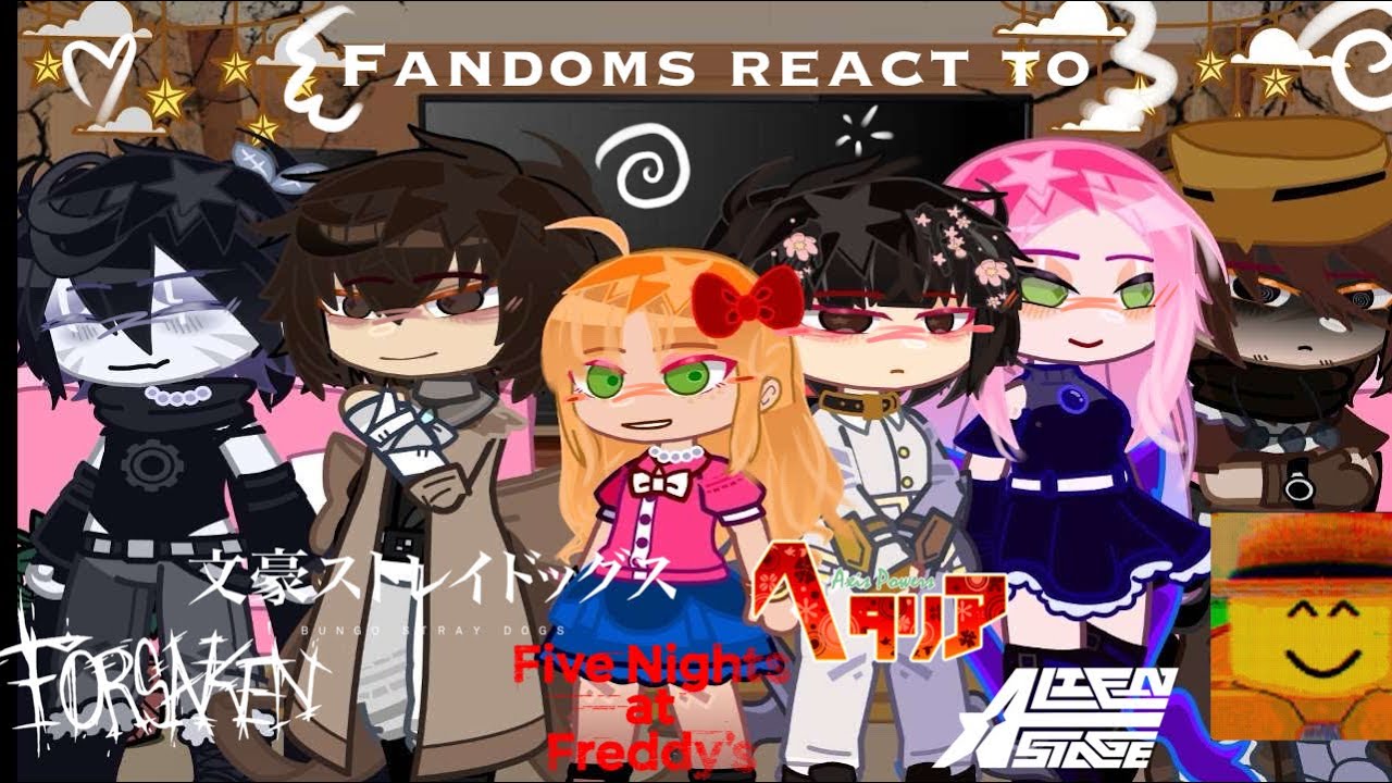 Fandoms react to each other || introduction ||2X || romaisa_xd
