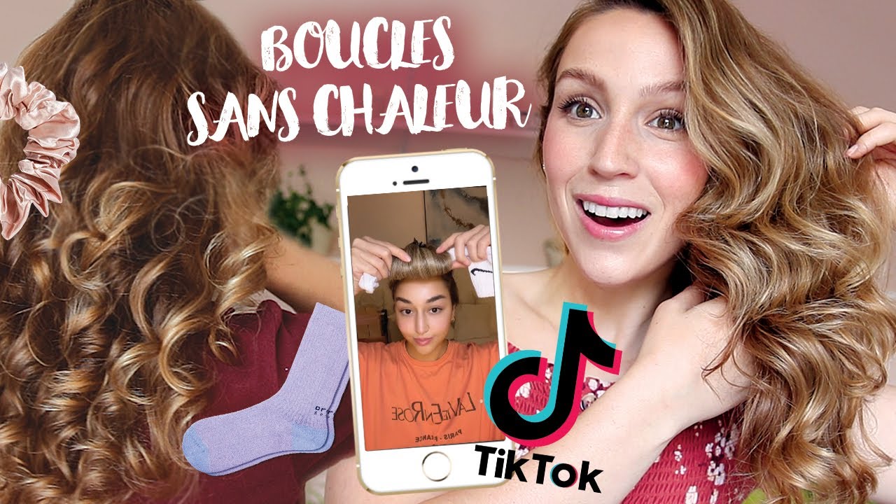 BOUCLES SANS CHALEUR : JE TESTE 3 MÉTHODES DE TIKTOK !
