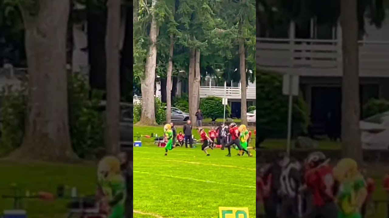 PeeWee TD vs Cloverdale Lynx #football #touchdown #youtubeshorts #rams