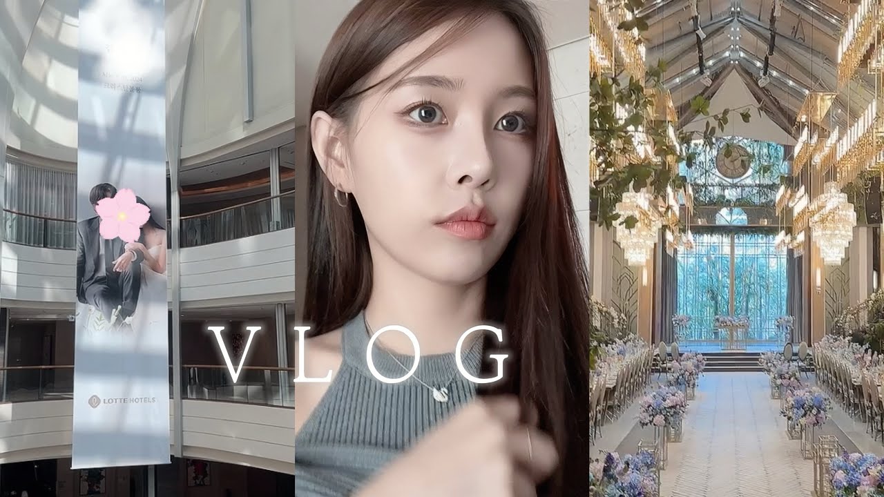 VLOG & GRWM | 웨딩홀투어 하고 왔어요..💖👰🏻‍♀️💍• 빌라드지디 청담, 롯데호텔, 그랜드 힐 컨벤션, 엘리에나 호텔 홀투어 브이로그