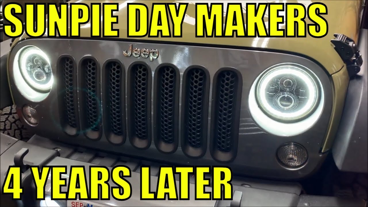 SUNPIE LED Jeep Wrangle Headlight- 4 YEARS Later. Did They LAST?