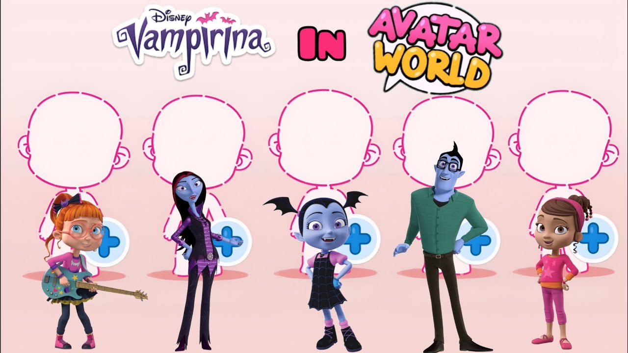 How To Make Vampirina 🖤💜 in Avatar World! #avatarworld #vampirina #video #halloween 