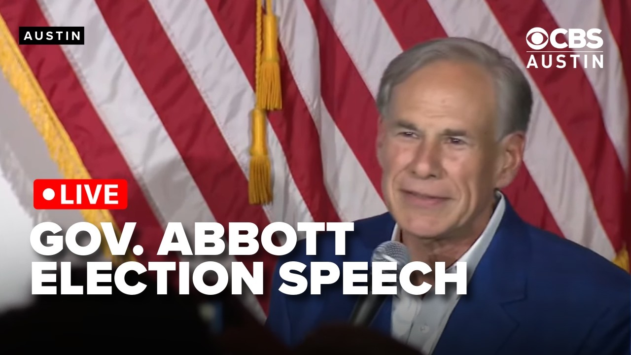 WATCH LIVE: Governor Abbott expected to speak on Primary Election Night
