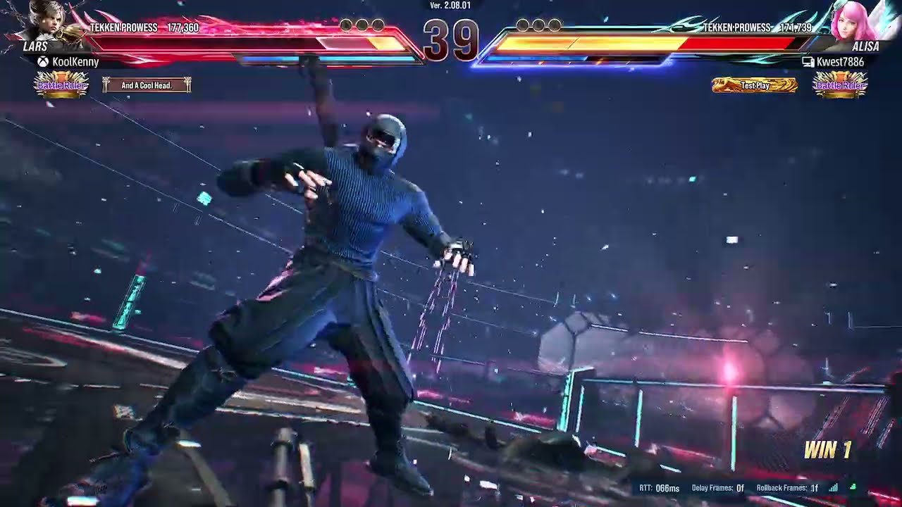 KOOLKenny148st TEKKEN 8 - My Lars Alexandersson VS Alisa Bosconovitch Cross Platform Gameplay.