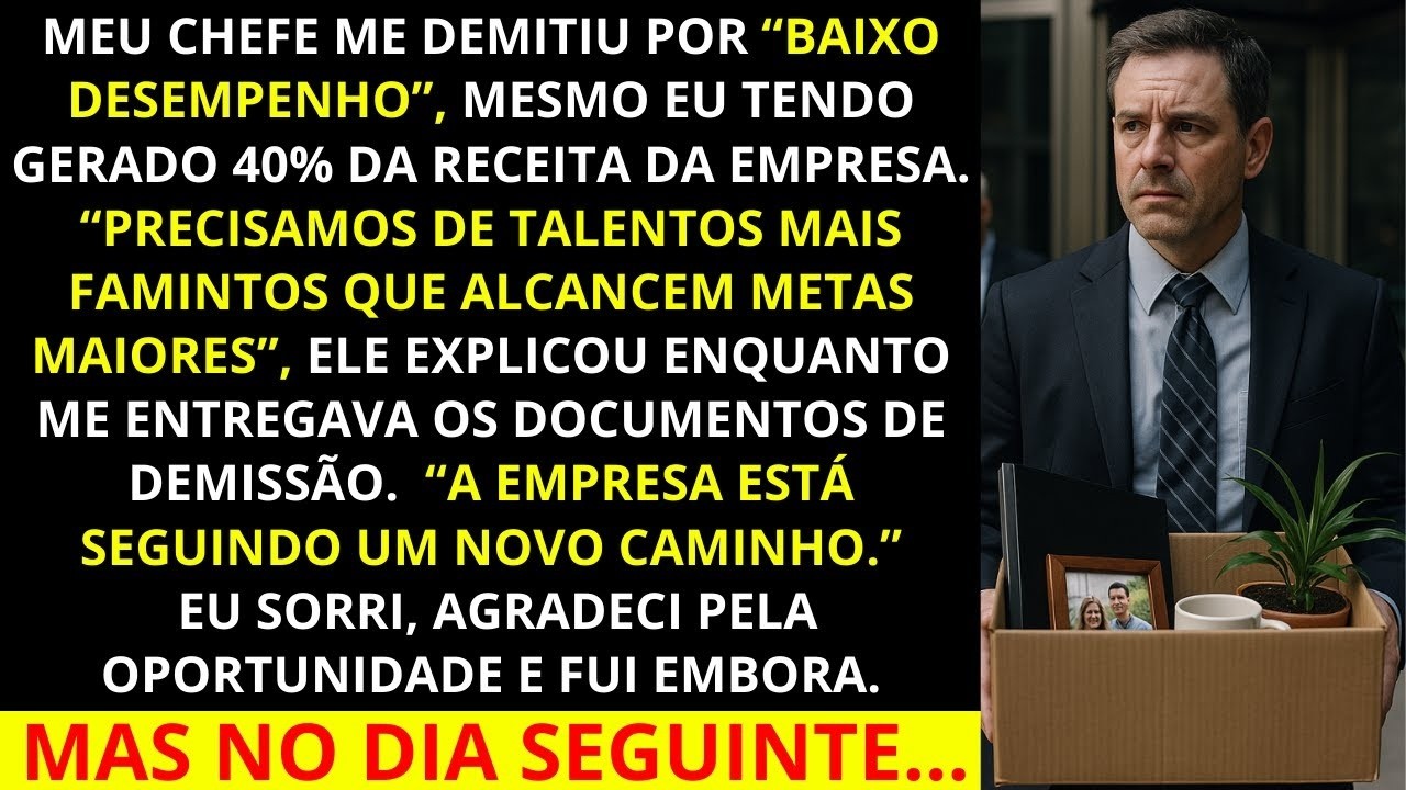 Meu chefe me demitiu por 