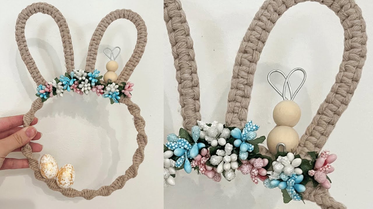 Spring wreath | MACRAME