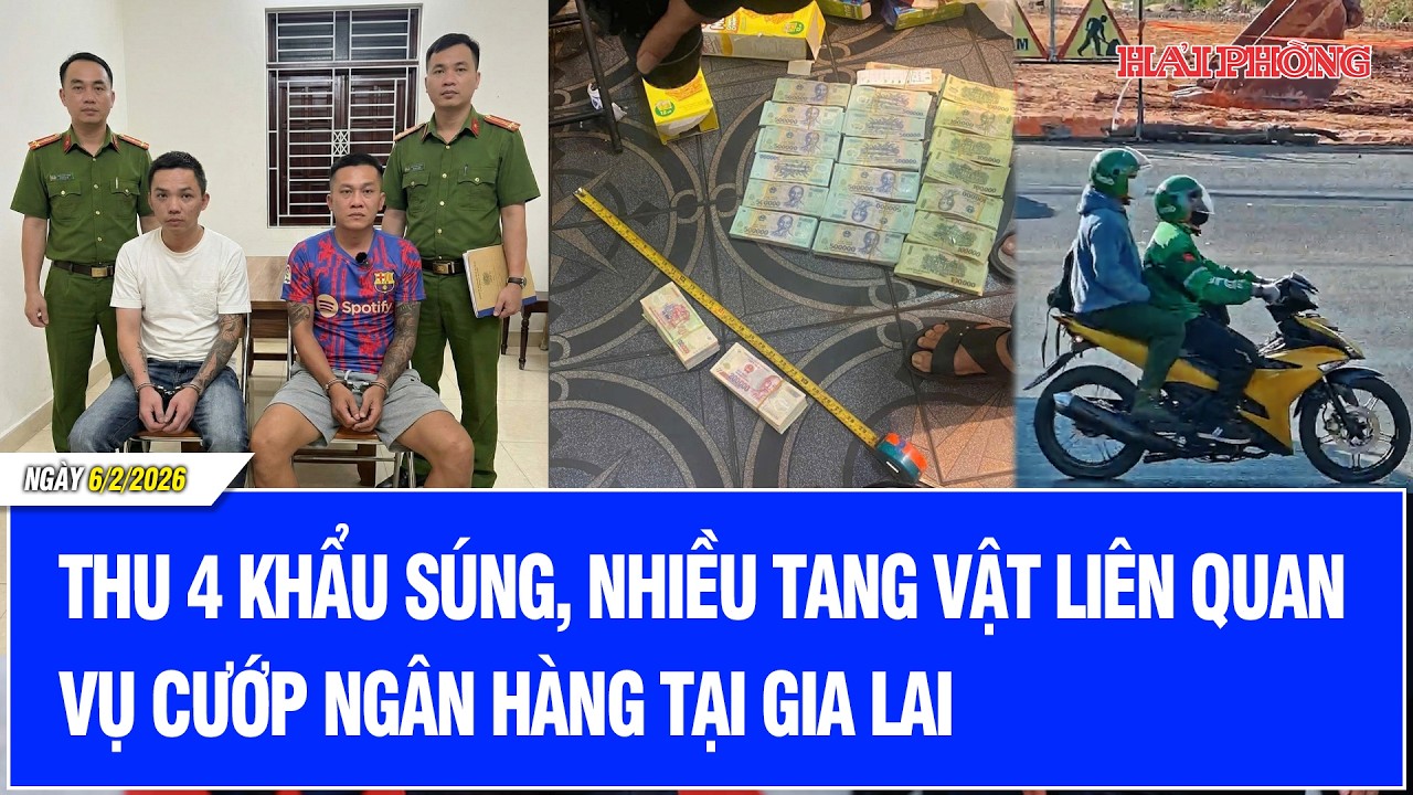 Thu 4 khẩu súng, nhiều tang vật liên quan vụ cướp ngân hàng tại Gia Lai
